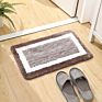 Plush Estera Door Entrance Floor Carpet Mat Rugs Polyester Tpr Bathroom Designer Stripe Area Rug