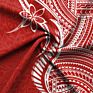 Polynesian Samoan Tribal Design Digital Printing 100% Polyester Fabric