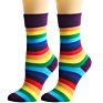 Women fashion Christmas pattern carton  socks