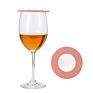 Premium Wine Glass Covers Set of 5 with 2 Bottle Stoppers-Outdoor Ventilated Wine Glass Covers for Bugs-Silicone & Stainless
