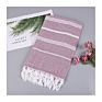 Printed Luxury Beach Stripe Logo Beach Towel