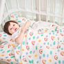 Printing Soft Baby Fitted 100% Cotton Crib Sheet Set