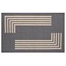 Processing Customized Cross-Border Polypropylene Household Stripe Anti-Skid Door Mat Carpet Foot Mat