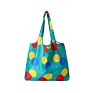 Product Large Capacity Portable Eco Friendly Peach Skin Canvas Foldable Reusable Shopping Tote Bag