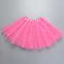 Puffy and Baby Sparkle Stars Tutu Children Glitter Stars Tutu Skirts for Girl Kid Sequined Star Veil Skirt