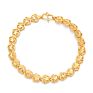 Punk 24K Gold Plated Multi Shape Bracelet Curb Cuban Chain Gold Color Brass Bracelets Bangle for Men Women Jewelry Gifts