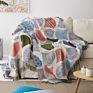 Rawhouse Original Design Woven Cotton Throws Jacquard Geometric Blanket for Home Decor