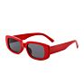 Rectangle Clear Shades Smart Unisex Uv400 Retro Steampunk Luxury Sunglasses