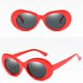 Retro Designer Sunglasses Famous Brands Outdoor Male Female Black White Uv400 Oval Sunglasses