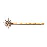 Retro Moon Snowflake Stars Hair Pins Rhinestone Hair Clip for Women