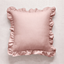 'S Cotton and Linen Pillowcase Ins Wind Pillow without Core Cut Floral Tassel Sofa Pillow