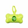 Sanan Pet Dog Poop Holder Rubbish Bags Case Bone Shape Garbage Dispenser Box Clean-Up Bag Carrier Case with 15Pcs Waste Bags