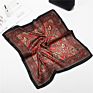 Satin Bandana Women Square Small Bag Wrap Bohemian Retro Silk Scarf