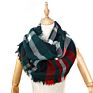 Sell Acrylic Woven Infinity for Basic Multi Color Plaids Loop Scarf