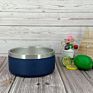 Sell Dog Food Bowl Double Wall Pet Food Feeding Stainless Steel Dog Bowl Anti-Slip Power Coated 9 Color in Stock