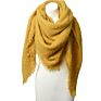 Sell Polyester Woven Scarf for Basic Solid Color Super Soft Women's Square Scarf