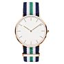 Sell Thin Case Elegance Price Quartz Watches Ladies Women Minimalist Nylon Strap Watch