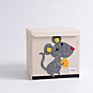 Seller Foldable Animal Toy Storage Box Cube Chest Basket Organizer for Kids