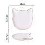 Shell-Shaped Jewelry Plate Trinket Dish Jewelry Tray Organizer Ceramics