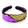 Shenglan Design Two-Sided Sequins Headband Women Kid Flip Sequin Headband Shiny Bing Non Slip Hair Headband Hair Accessories