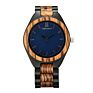 Shifenmei Drop Shipping Anniversary Gift Engraved Wooden Men Watch Wristwatches Natural Ebony Customized Wood Watch