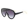 Shiny Classic Uv400 Man Women Big Frame Shades Sunglasses