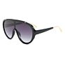 Shiny Classic Uv400 Man Women Big Frame Shades Sunglasses