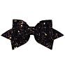 Shiny Leather Hair Accessories Ribbon Colorful Big Hair Bows Clips for Girls Kids