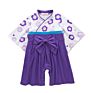 Short Sleeve Infant Toddlers Clothing Solid Color Newborn Kimono Romper Baby