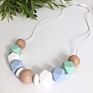 Silicone Teething Jewelry Baby Bpa Free Chewable Infant Necklace