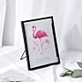 Simple Geometric Metal Three-Dimensional Glass Photo Frame Ins Golden Wrought Iron Creative 4 6 7 Inch Home Decoration Frame