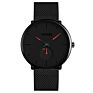 Skmei 9185 Classic Men Luxury Watches Black Stainless Steel Minimalist Male Analog Clock Waterproof Quartz Men Wrist Watch