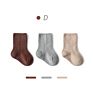 Socks Newborn Baby Organic Cotton Socks Set for Baby Girl Boy Children Solid Socks Colorful