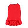 Solid Color Plain Dog Vest Dresses Red Dog Clothes Shirt