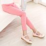 Solid Color Slim All-Match Cropped Pants Candy-Colored Girls' Leggings Children Kids Leggings Tights Young Girls