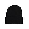 Solid Color Striped Thin Knit Hat Men's Multi-Purpose Knitted Hat