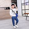Spring Autumn Colorful Solid Cotton Long Length Children Sweatpants, Kid Casual Sports Pants Alkz182