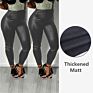 Spring High Waisted Tights Leggings Pu Leather Pencil Bottoms Trousers Pants for Women