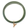 Stainless Steel Four Circle Bracelet Jade Stone Glass Beaded Jewelry Circles Bracelets for Women