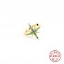 Star Ear Cuff Non Pierced Micro Pave Cz Zircon Small Sized Girl Clip Earring for Women 925 Sterling Silver Jewelry