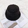 Student Fisherman Hat Lamb Plush Pot Hat Autumn and Warm and Windproof Hat