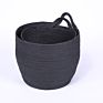 Style Collapsible Large Size Cotton Rope Woven Laundry Storage Box Basket