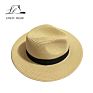 Style Customized Beach Floppy Fedora Paper Braid Straw Hat Panama Trilby Hat