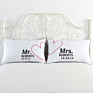 Style Foreign Trade Fast Selling Personality White Lovers Pillowcase Nantong Textile