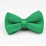 Style Men Women Soild Color Knit Bowtie Adjustable Double Deck Butterfly Bowties Designer Knitting Dress Knitted Bow Tie