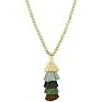 Style Multiple Necklace Layer Tassel Pendant Wood Necklace
