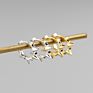 Tiny Gold Plated Hoop 925 Silver Jewelry Women Mens Punk Triangle Geometric Rivet Spike Earrings