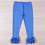 Toddler Boutique Baby Clothes Legging Solid Color Cotton Ruffle Baby Girls Pants Kids Icing Leggings