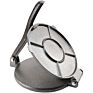 Tortilla Press Pure Cast Iron Automatic Ergonomic Handle Cast Iron Tortilla Press