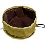 Travel Outdoor Portable Pet Dog Water Bowl Waterproof Collapsible Dog Bowl